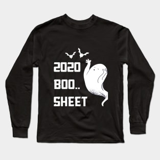 2020 boo sheet funny ghost Halloween gift Long Sleeve T-Shirt